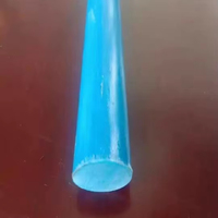 Profilé composite FRP/GRP, finition lisse, tubes carrés en fibre de verre pultrudés, section industrielle