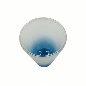 Bouteille d'eau en verre en forme de canette de bière 18 oz, gobelet vierge pour sublimation, gobelet givré 18 oz, bocal Mason avec couvercle en bambou et paille - Product Image 4