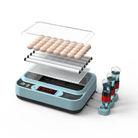 Double alimentation entièrement automatique Incubateur de 36 œufs Petit incubateur d'œufs bon marché Incubateur d'œufs de poule