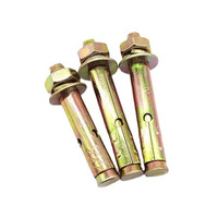 Boulon d'expansion à manchon perforé en acier au carbone GB, zingué couleur, pleine capacité, pour béton, direct usine