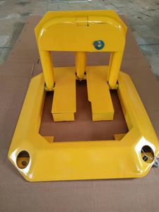 Verrou de stationnement intelligent antivol en acier jaune pour voiture, vente en gros d'usine - Product Image 4