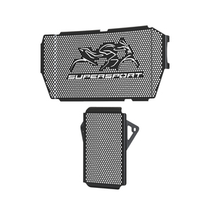 Para <span class=keywords><strong>Ducati</strong></span> Super Sport 939 <span class=keywords><strong>950</strong></span> S 2017 - 2024 2023 2022 2021, cubierta protectora para rejilla de radiador, Protector para enfriador de aceite, Ser - Product Image 4
