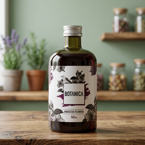 BOTANICA-FIORI DI IBISCO Extrait Liquide Filtré de Fleurs d'Hibiscus Rouge Rubis Non Alcoolisé pour la Préparation Professionnelle de Cocktails - Product Image 3