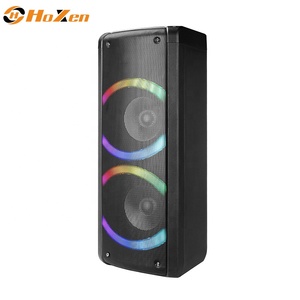 Nhà Máy khuyến mãi bán 6.5 inch xách tay nhựa RGB LED chiếu sáng loa có thể sạc lại với 3.7V và 1200mAh AUX thông tin liên lạc - Product Image 2