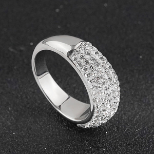 Fashion Jewelry Stainless Steel <b>Ring</b> Jewelry Crystal <b>Ring</b> for Women <b>Cubic</b> <b>Zirconia</b> Eternity Engagement <b>Wedding</b> Ladies Band <b>Ring</b> - Product Image 6