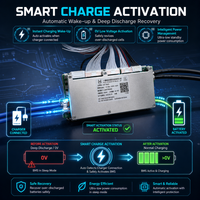 Module de protection et d'équilibrage actif de batterie ANT Smart BMS série 10-32S, 120A de pointe, 300A, carte PCB