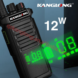 Walkie Talkie KL669 KangLong de África con logotipo personalizado, alto y claro, de 12W y 12km, con 199 canales, 5 días en espera - Product Image 2