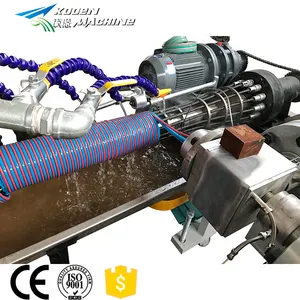 热销PVC螺旋吸管软管螺旋强化制管机生产挤出生产线厂