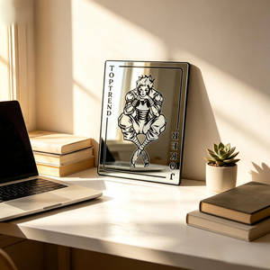 Custom UV Printed Rectangular PS <b>Mirror</b> <b>Sheet</b> <b>Plastic</b> <b>Mirror</b> Panel for Wall Decor Photo Booth Backdrop - Product Image 3