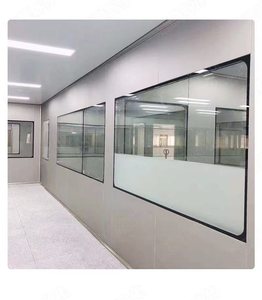 Ventanas de transferencia estériles de acero inoxidable de aleación de aluminio fabricadas en fábrica, diseño insonorizado para laboratorios de salas limpias - Product Image 6