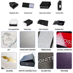 Op maat gemaakte premium luxe doos van stevig karton met magneetsluiting, cadeauverpakking, gepersonaliseerde dozen - Product Image 6