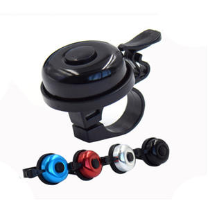 Campana de Bicicleta Metálica Mini, Opciones de Color Rojo, Azul, Negro y Plateado, para Bicicleta y Scooter - Product Image 1