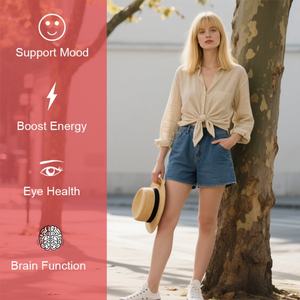 Gummies au Safran OEM/ODM Très Demandées, Extrait de Safran pour l'Humeur Positive et le Calme Nerveux, Booste l'Énergie, Soutient la Santé Oculaire, 120 Gummies - Product Image 3