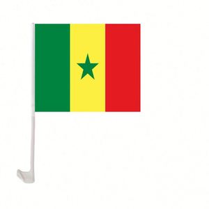 Drapeau de supporter personnalisé en polyester imprimé numériquement 3x5 pieds, durable et écologique, pour le Brésil et le Sénégal - Product Image 1