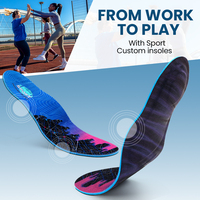 Inserts d'amortissement de chaussure de sport en thermoplastique sur mesure pour chaussure de sneaker