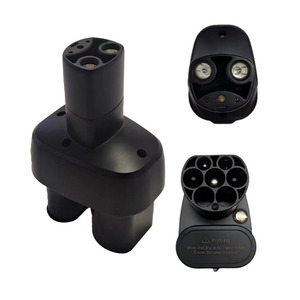 Adattatore Combo CCS2 Tipo 2 a Tesla <span class=keywords><strong>DC</strong></span>/AC 2 in 1, per uso sia <span class=keywords><strong>DC</strong></span> che AC, 250A <span class=keywords><strong>DC</strong></span> 32A AC Max, Adattatore Caricabatterie CCS2 a Tesla per Model 3/Y/S/X - Product Image 1