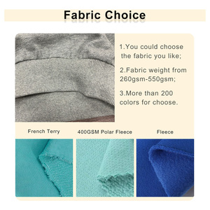 Personalizado disponible Unisex cómodo algodón Trendy Street 280 gramos francés Terry Color sólido en blanco niños Sudadera con capucha de alta calidad - Product Image 3