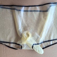 Nouvelle mode, sous-vêtements sexy pour hommes, en latex transparent extensible, vêtements, pantalon en gel, ODM, délai de livraison d'échantillon de 7 jours, vente en gros