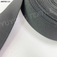 En stock – Bande élastique en polyamide noir et blanc de 3 cm pour sous-vêtements et vêtements – Ceinture élastique en nylon