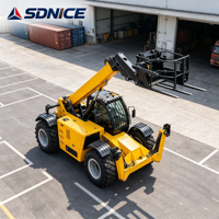 Telehandler 12,5 Ton 18m Harga FOB, Pengemasan Ekspor Angkutan Laut, Lebar 2300mm Mudah Dikirim untuk Lokasi Kerja