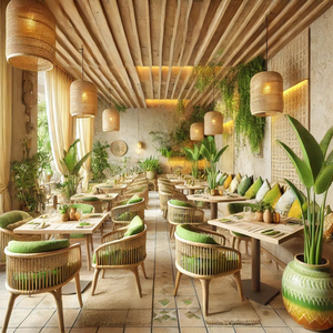 Meubles de restaurant de luxe modernes, <span class=keywords><strong>chaise</strong></span> <span class=keywords><strong>en</strong></span> <span class=keywords><strong>rotin</strong></span> avec table <span class=keywords><strong>en</strong></span> bois, meubles <span class=keywords><strong>en</strong></span> <span class=keywords><strong>rotin</strong></span> d'extérieur pour café, restaurant <span class=keywords><strong>en</strong></span> bord de mer, hôtel - Product Image 2