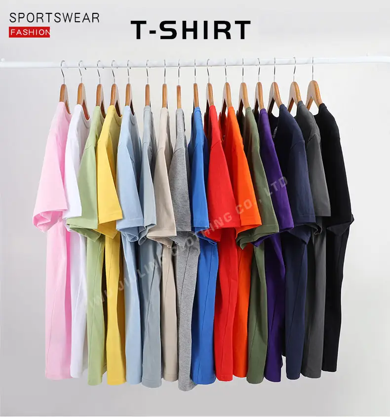 男性と女性のための卸売ショルダーラウンドネック半袖綿100% 230gsmカスタムTシャツ