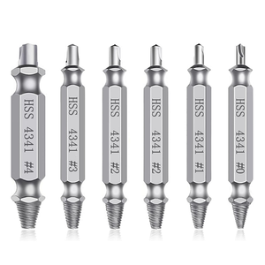 PEXMIENTAS Kit d'extracteurs de vis endommagées, outils manuels DIY, gadgets, cadeaux, 2 en 1, CMZH, pour retirer facilement les vis abîmées - Product Image 1