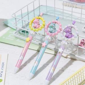 ट्रेंडी डिय इंद्रधनुष यूनिकॉर्न जेल 0.5 मिमी चौड़ाई ग्लिटर स्याही रिफिल के साथ सुंदर छात्र लेखन - Product Image 3