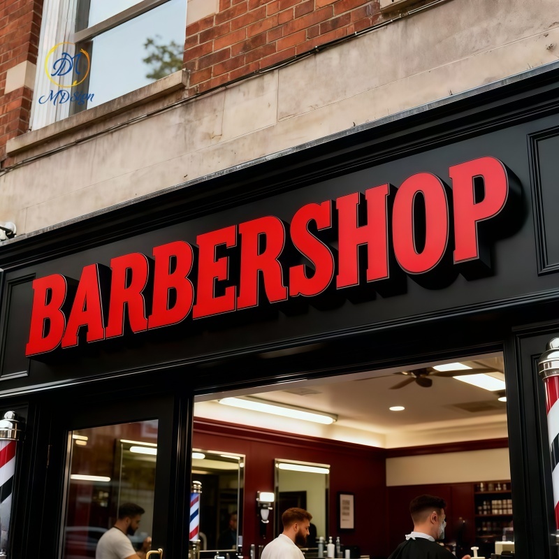 Outdoor Backlit Frontlit Storefront Signage Led