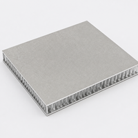 Panneau en aluminium nid d'abeille à texture de pierre grise personnalisé pour les projets de décoration modernes