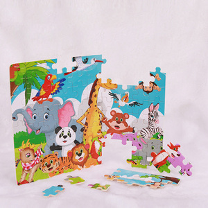 Puzzles Montessori en bois pour enfants de 1 à 3 ans, 80 pièces, pour garçons et filles, jouet de voyage, apprentissage éducatif - Product Image 4