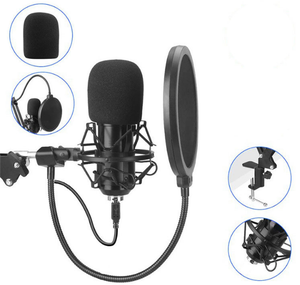 Microphone à condensateur professionnel BM800 Carte son V8 Ensemble BM800 Microphone de studio d'enregistrement <span class=keywords><strong>pour</strong></span> ordinateur portable Kit de microphone - Product Image 4