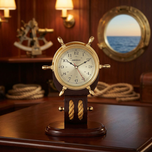 Reloj de Mesa Britannia, Estilo Clásico Vintage, Reloj Decorativo de Escritorio, Elegante Reloj Tradicional para el Hogar, Oficina, Sala de Estar - Product Image 4