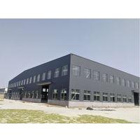 Nave Industrial Prefabricada de Acero de Gran Envergadura con Materiales Ignífugos para Logística