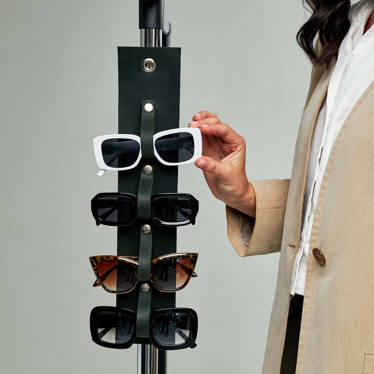 Держатель для солнцезащитных очков из искусственной кожи