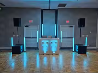 Lumières de scène RGBW avec DMX sans fil + télécommande, tube LED extérieur IP65 à batterie pour mariage, fête, DJ, discothèque