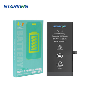 OEM製造 0サイクル交換用バッテリー iPhone 6s 7 8 8p X Xr Xsmax 11 12 13 14 14 Pro Max 携帯電話アクセサリー - Product Image 1