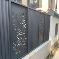 Prix d'usine Escalier Métal Balustrade Panneau Extérieur Décoratif Découpe Laser Panneaux Balcon Garde-corps Clôture avec Main Courante