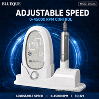 Taladro Eléctrico para Uñas BQ-121 45000 RPM con Pantalla Táctil, Perilla de Control de Velocidad Ajustable, Interruptor Delantero/Trasero, Control Inteligente