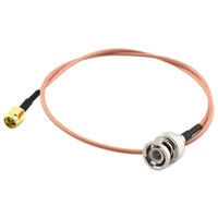 Cable coaxial de baja pérdida, fabricación de fábrica, BNC a mini SMA, extremo libre, RG316, montaje de cable coaxial RF