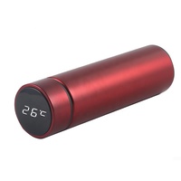 Thermos intelligent portable en acier inoxydable de 500 ml avec infuseur à thé, design européen, affichage LED de la température, utilisation en voiture