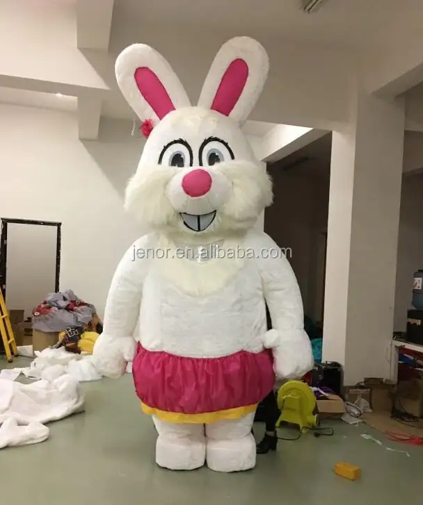 Vendas diretas de fábrica coelho inflável coelho mascote traje para adultos