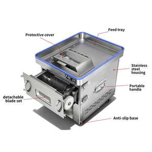 850W Paslanmaz Çelik Et Dilimleyici Dilimleme Doğrama Taze Sığır Eti Domuz Tavuk Sebze Kesici Ev ve Restoran Kullanımı için - Product Image 6