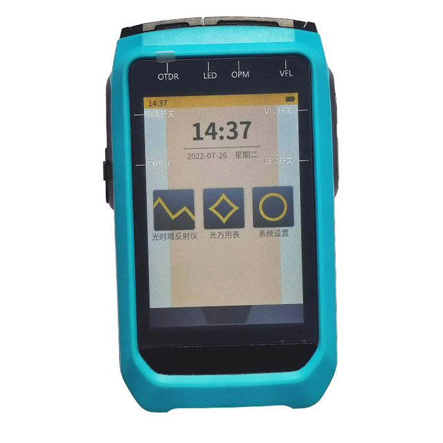 new model 6 in 1 mini optical fiber OTDR optical time-domain reflectometer model fiber optic otdr