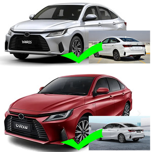 สปอยเลอร์หลังสำหรับ Toyota Yaris Vios 24-26 ลายคาร์บอนไฟเบอร์ สีดำเงา ขาว ABS ทรง Ducktail สำหรับกันชน - Product Image 3