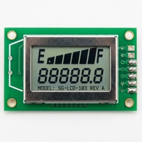 Écran LCD segmenté personnalisé avec icônes, signal de batterie, WiFi, température pour appareil connecté intelligent, monochrome, fabriqué en Chine/Guangxi