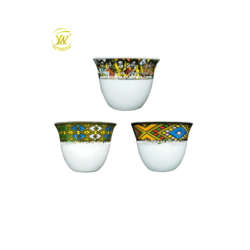 Chaozhou Fabrik Keramik Arabisch 60cc 80cc 120cc Porzellan äthiopischen <span class=keywords><strong>Cawa</strong></span> Kaffeetasse ohne Griff - Product Image 2