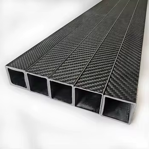 Tubos cuadrados de fibra de carbono de alta rigidez para edificios de gran altura y arquitectura deportiva que soportan muros cortina de vidrio - Product Image 1