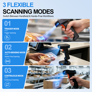 Escáner de Código de Barras con Cable de Alta Velocidad 120FPS, Sensor CMOS, Resolución 800x600, Lector de Códigos 1D, 2D y QR para Comercio Minorista y Almacenes - Product Image 5