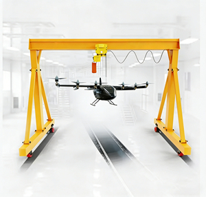 Goedkope Mini Kraan Laadkraan 2 Ton Vrijstaande Garage Mobiele Portaalkraan Elektrisch Gemotoriseerd - Product Image 1